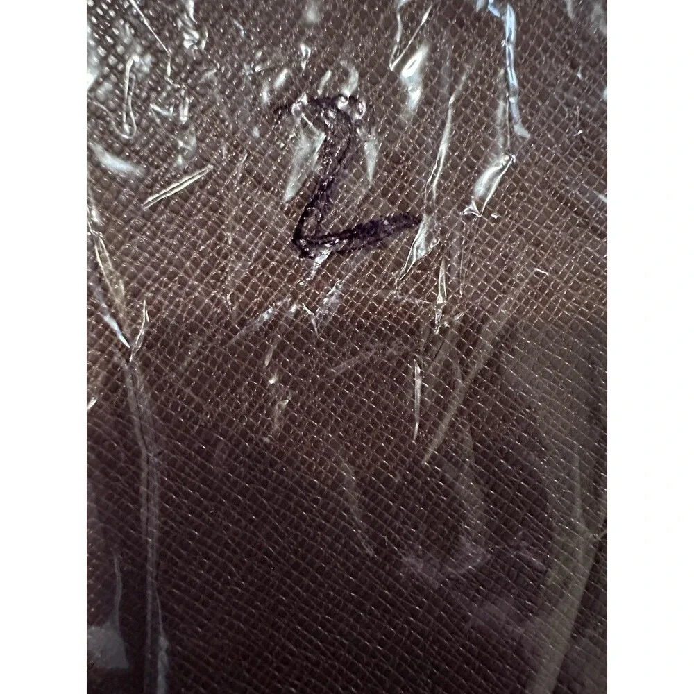 NEW 🔥 Louis Vuitton Brown ID Holder Card Wallet Insert Never used